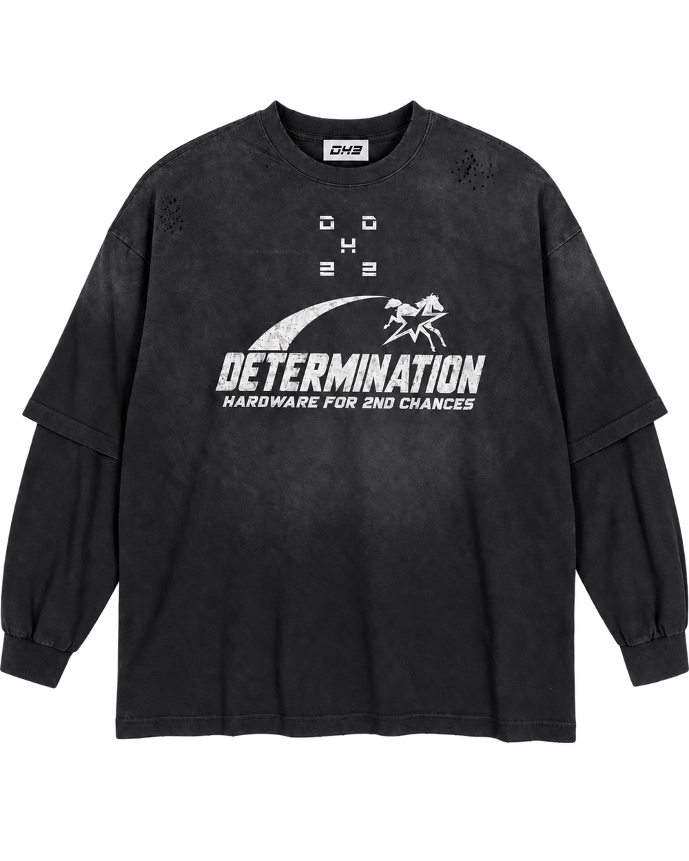 Determination Hardware Two-Piece Tee