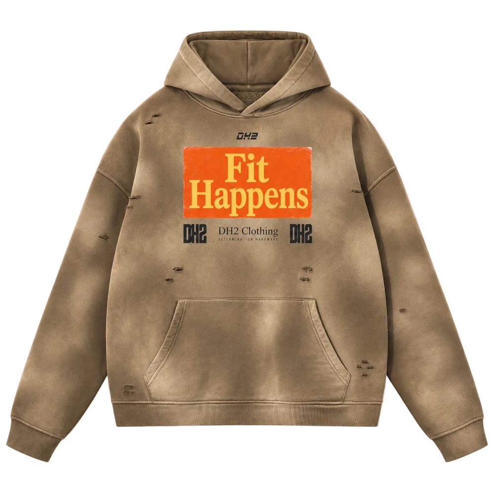 Fit Happens Sunfade Hoodie